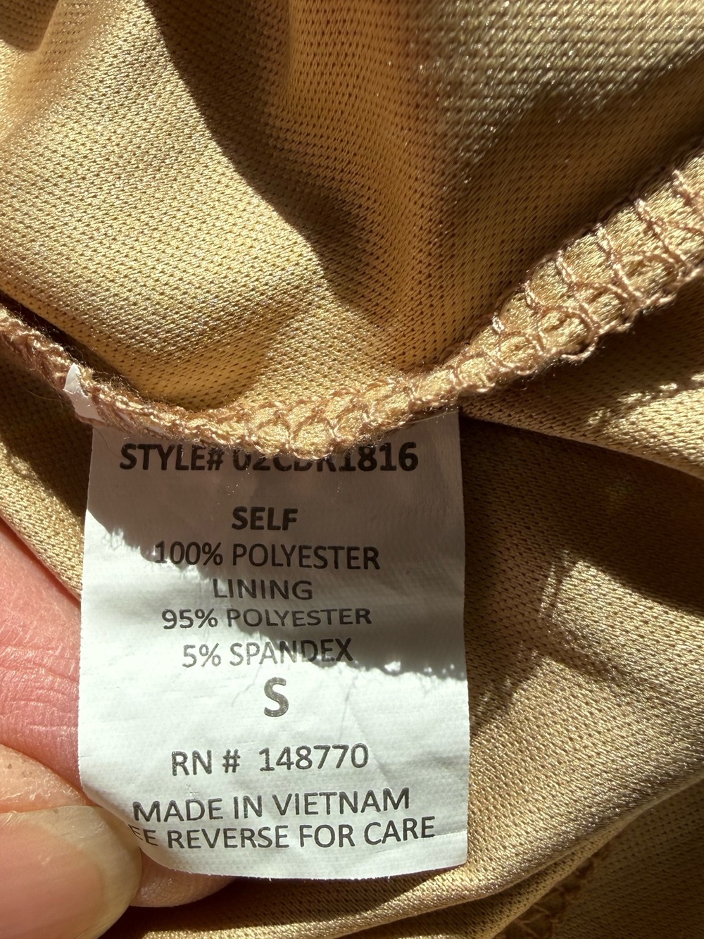 Sienna Sky Floral Wrap Dress Small Brown Cream Boho Ruffle Sleeve - Picture 8 of 8